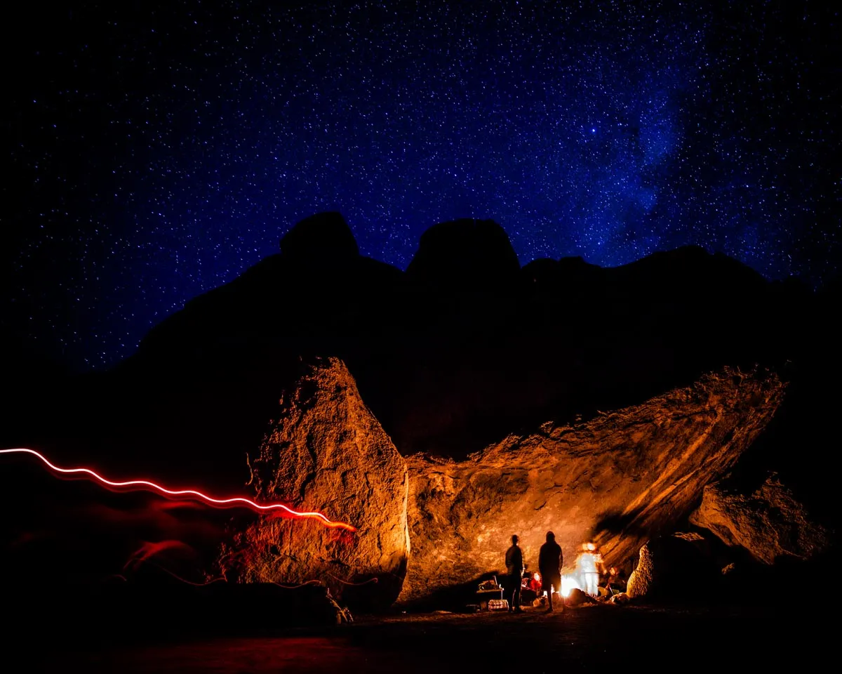 Eastern Sierras Desert Camping