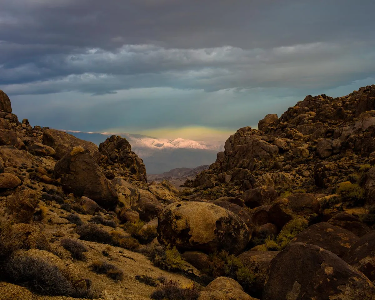 Eastern Sierras Desert Camping