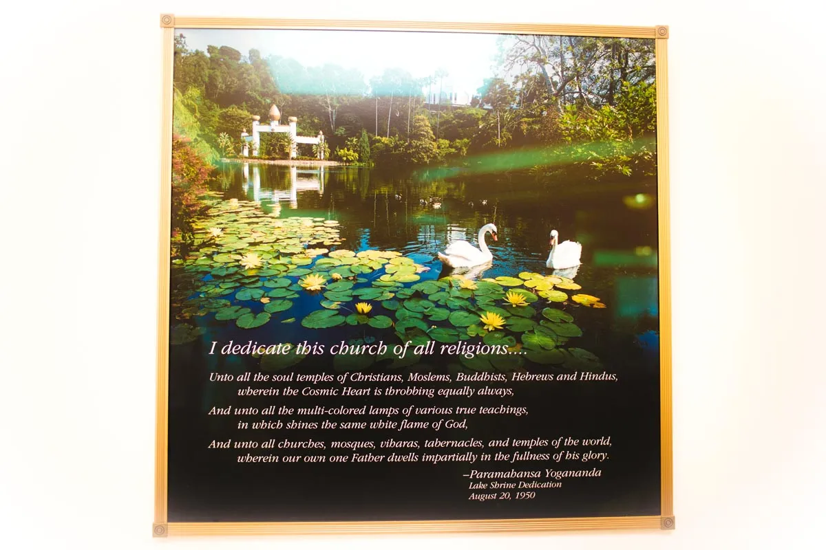 SRF Lake Shrine Meditation Center