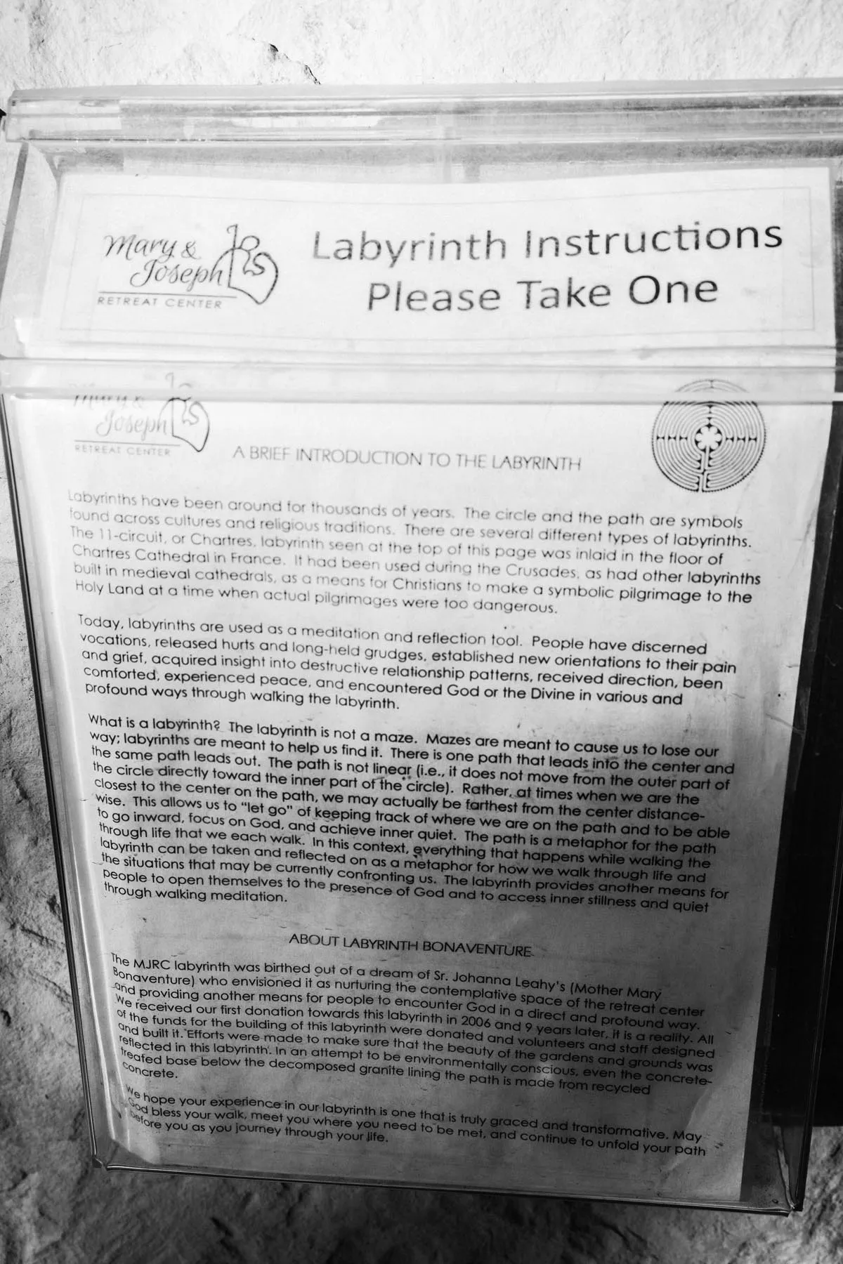 Labyrinth Art Exercise & Mindfulness Walk