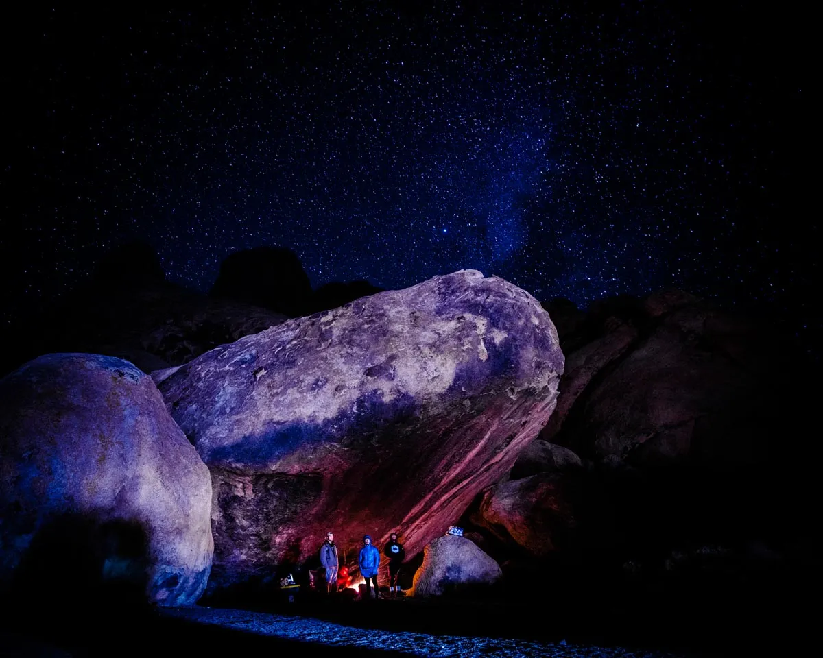 Eastern Sierras Desert Camping