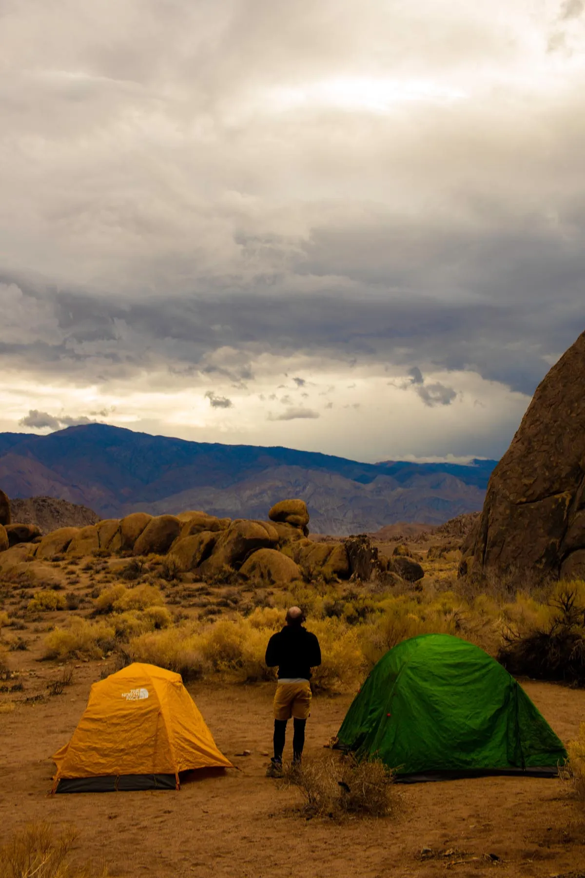 Eastern Sierras Desert Camping